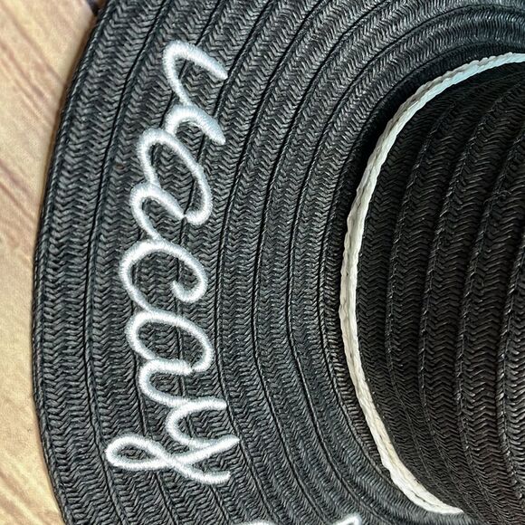 Vacay all day hat! Black. one size. - Picture 5 of 7